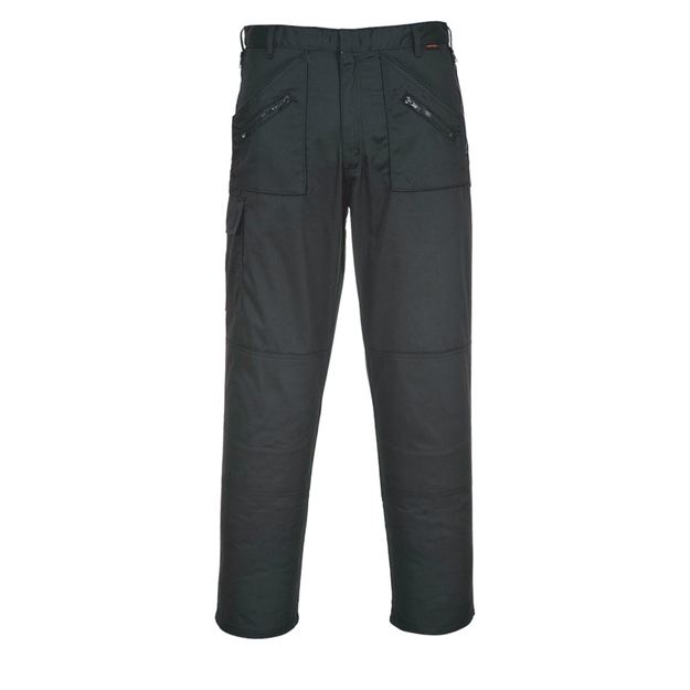 Picture of S887 BLACK ALTERNATIVE POLY/COTTON TWILL WORKWEAR TROUSERS