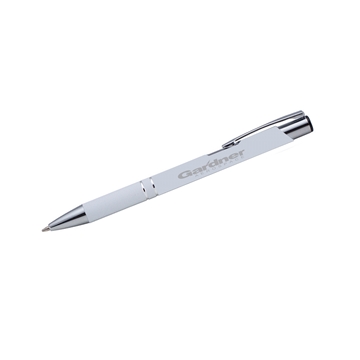 Picture of Crosby Soft Touch Ballpen in White
